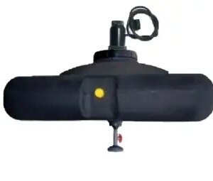 Ємність бак для душу пластиковий 70 л на дачу з підігрівом води і терморегулятором (ТЕН)