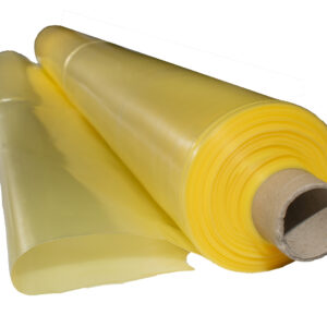 Плівка 120 мкм 6м*50 для укриття теплиць жовта поліетиленова "Планета Пластик" стабілізація 24 місяці