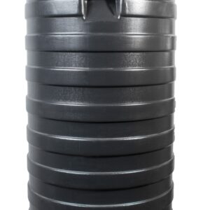 Бочка 100 л пластикова технічна  чорна бідон  широка горловина ємність для води