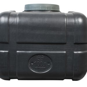 Ємність 100л  чорна пластиковий бак для технічної води та крапельного поливу