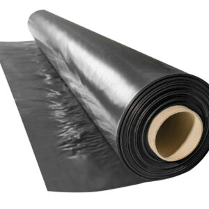 Плівка 60 мкм 3*100 м чорна для мульчування й будівництва поліетиленова