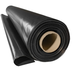 Плівка 90 мкм  3*100 м чорна будівельна плівка в рулонах