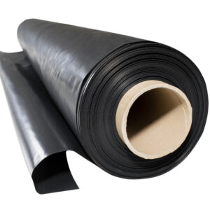 Плівка 300 мкм 3*50 м рулон чорна будівельна універсальна плівка