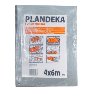 Тент 160 г/м2 4 х 6 м поліпропіленовий "PLANDEKA" від дощу та снігу