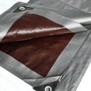 Тент 210 г/м2 6 мх10м тарпауліновий "PLANDEKA" для захисту укриття автомобіля