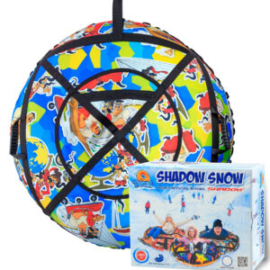 Тюбінг для катання 100 см "Козаки" (Оксфорд, ПВХ) ватрушка надувна