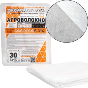 Агроволокно 30 г/м2 3.2х10 метрів білий пакетований укривний спанбонд