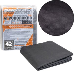 Агроволокно 42 г/м2 3,2х10 метрів чорне пакетоване від бур'янів