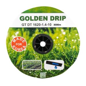Стрічка Крапельна 8 mil крок 30 см бухта 3000 метрів емітерна GOLDEN DRIP