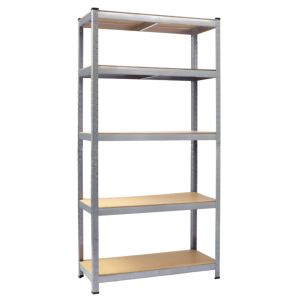 Стелаж 4Р StrongShelf 150X70X30см оцинкований 5 полиць МДФ загальне навантаження до 750 кг для складу комори гараж